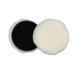Velcro Polishing Bonnet, 100% Merino Lambskin